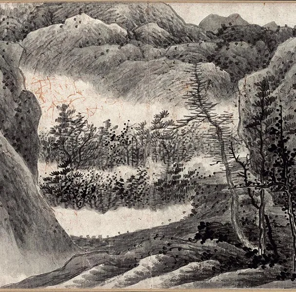 龚贤山水画《千岩万壑图》卷_26