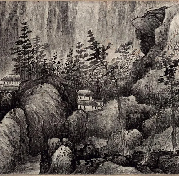 龚贤山水画《千岩万壑图》卷_32