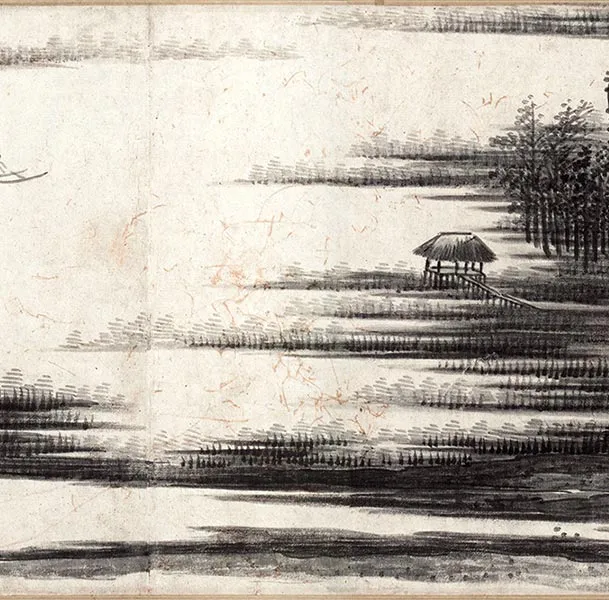 龚贤山水画《千岩万壑图》卷_14