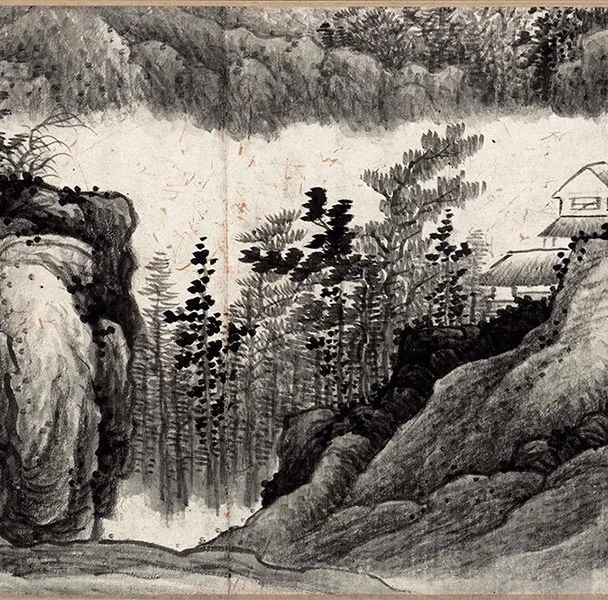 龚贤山水画《千岩万壑图》卷_20
