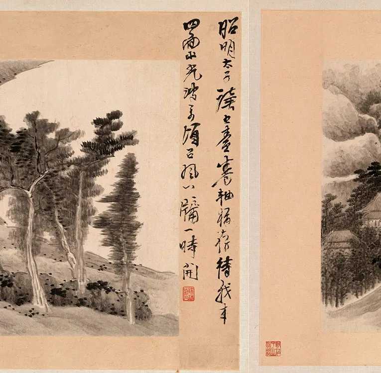 清龚贤山水小景册_22