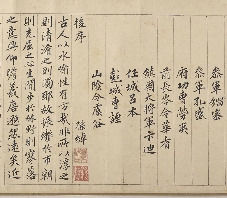 钱谷《兰亭修禊图卷》_05