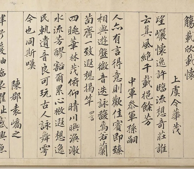 钱谷《兰亭修禊图卷》_07