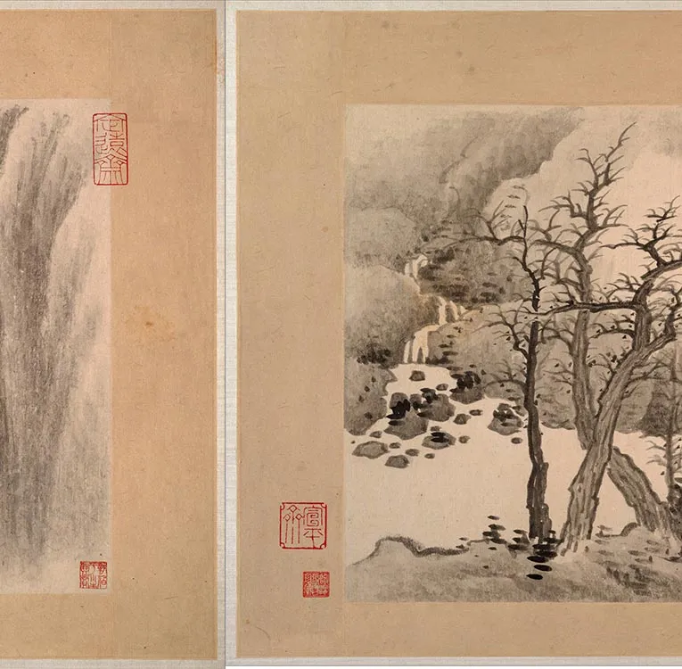 清龚贤山水小景册_05