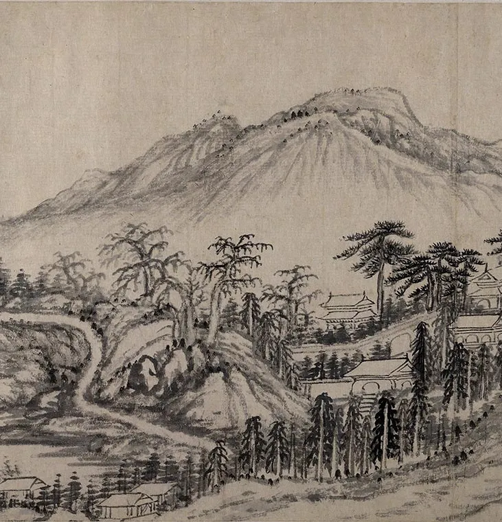 柳堉《溪山行旅图》卷_10