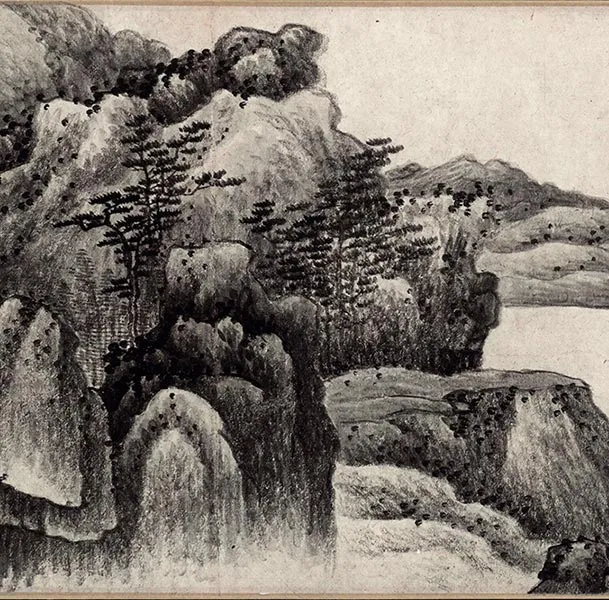 龚贤山水画《千岩万壑图》卷_34