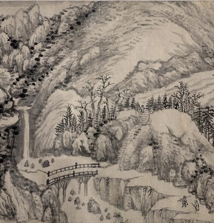 柳堉《溪山行旅图》卷_13