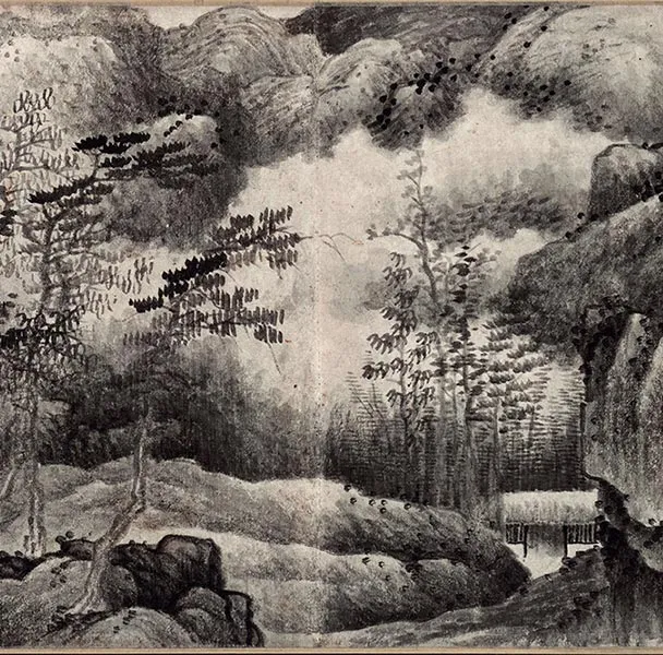 龚贤山水画《千岩万壑图》卷_33