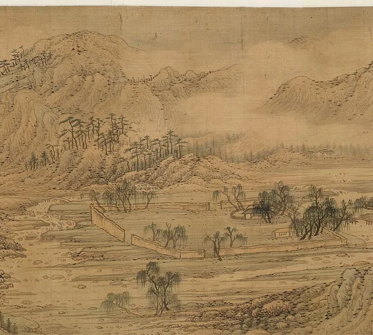 王蒙《仿王右丞辋川图》卷_29
