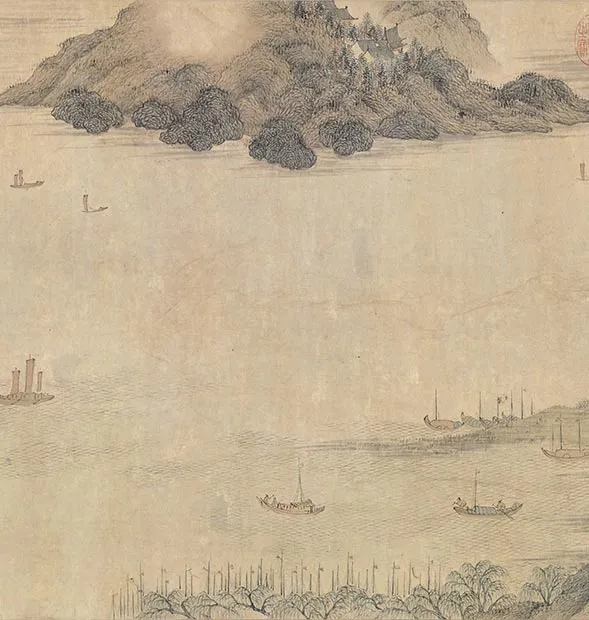王蒙《长江万里图卷》全卷_28