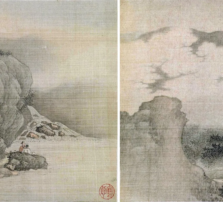 清谢荪《画山水图册》_03