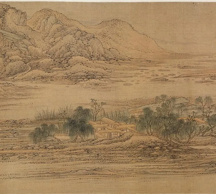 王蒙《仿王右丞辋川图》卷_33
