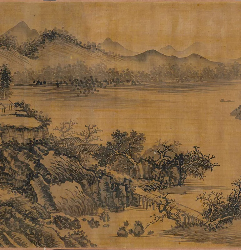 元吴镇山水卷_05