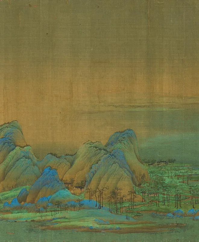 王希孟《千里江山图卷》全卷_14