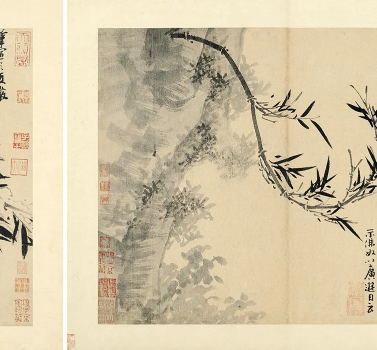 吴镇《墨竹谱册》_02