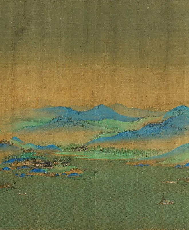 王希孟《千里江山图卷》全卷_08