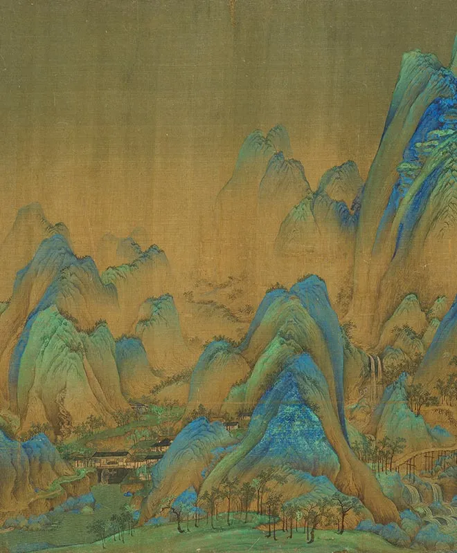 王希孟《千里江山图卷》全卷_12