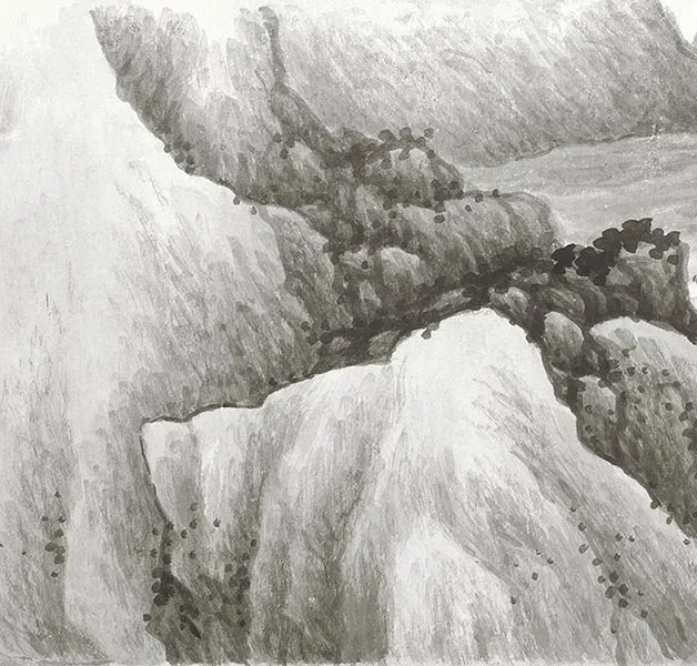 龚贤赠长翁山水卷_10