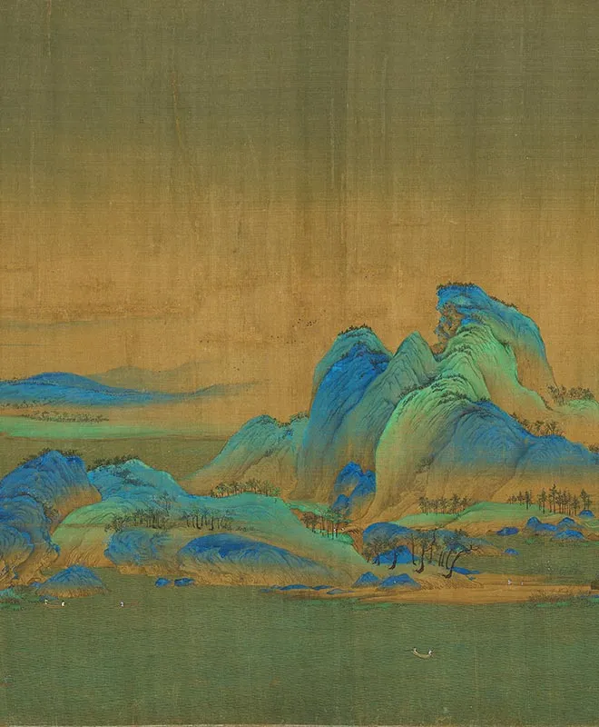 王希孟《千里江山图卷》全卷_07