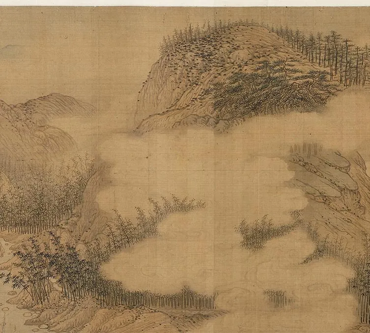 王蒙《仿王右丞辋川图》卷_24