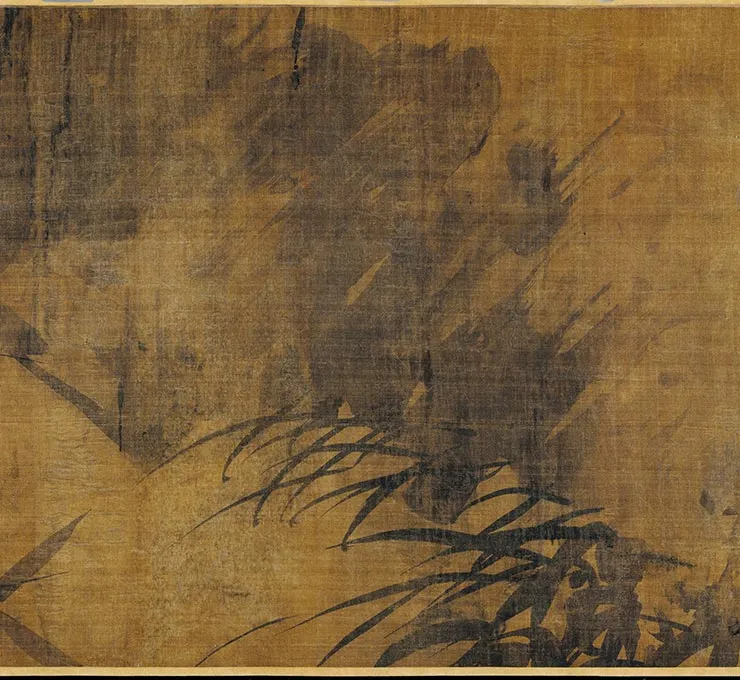 元吴镇墨竹卷_10