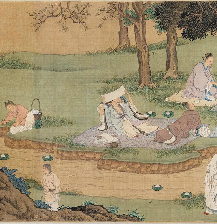 樊沂《兰亭修禊图卷》全卷_13