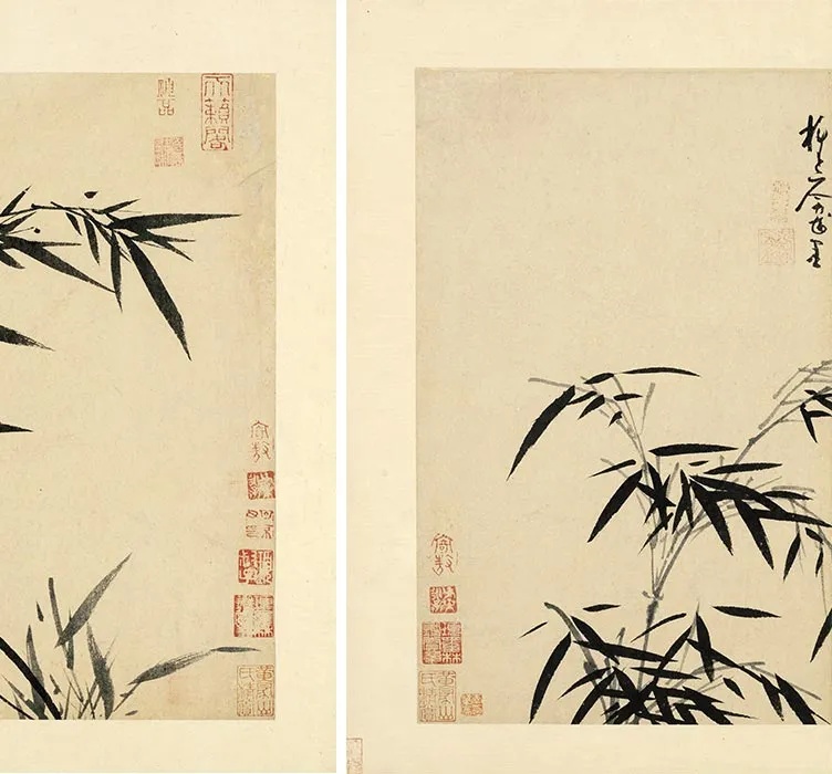 吴镇《墨竹谱册》_10