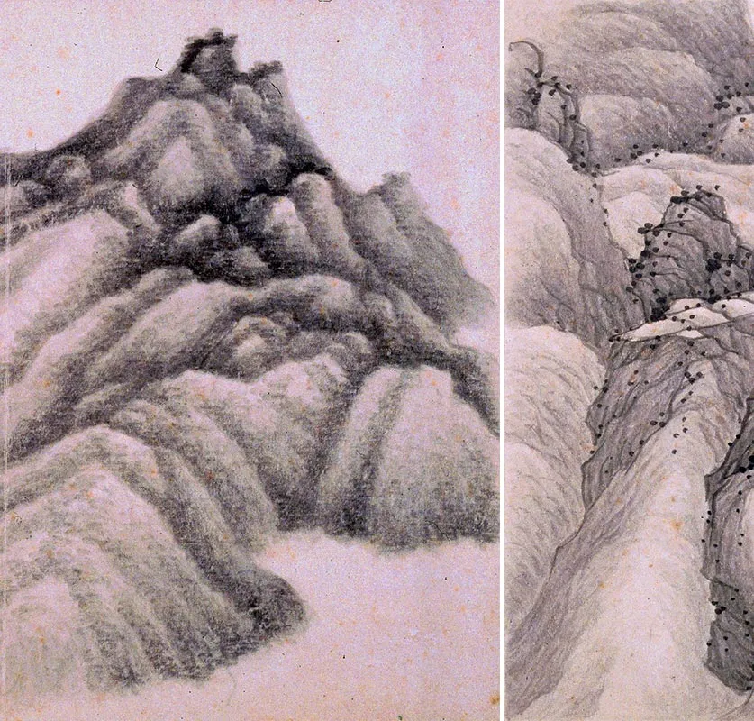 清龚贤山水画册_15