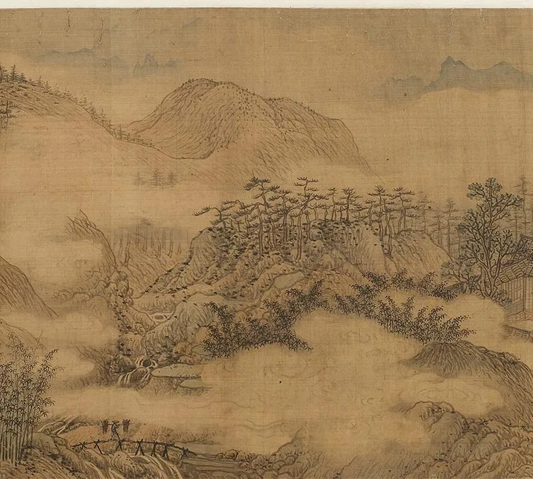王蒙《仿王右丞辋川图》卷_25