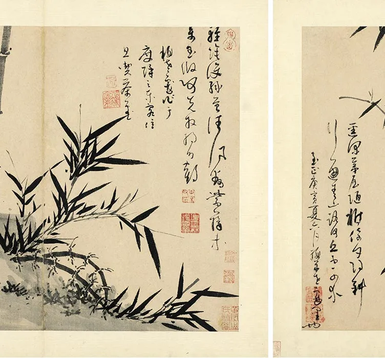 吴镇《墨竹谱册》_05