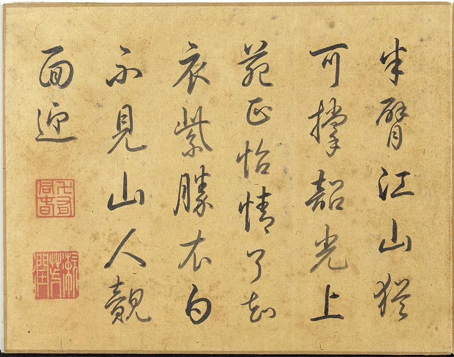 宋马麟画花卉册_13