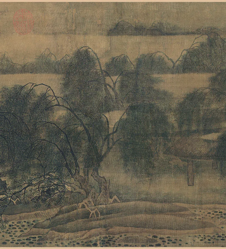 马麟《荷乡清夏图卷》_10