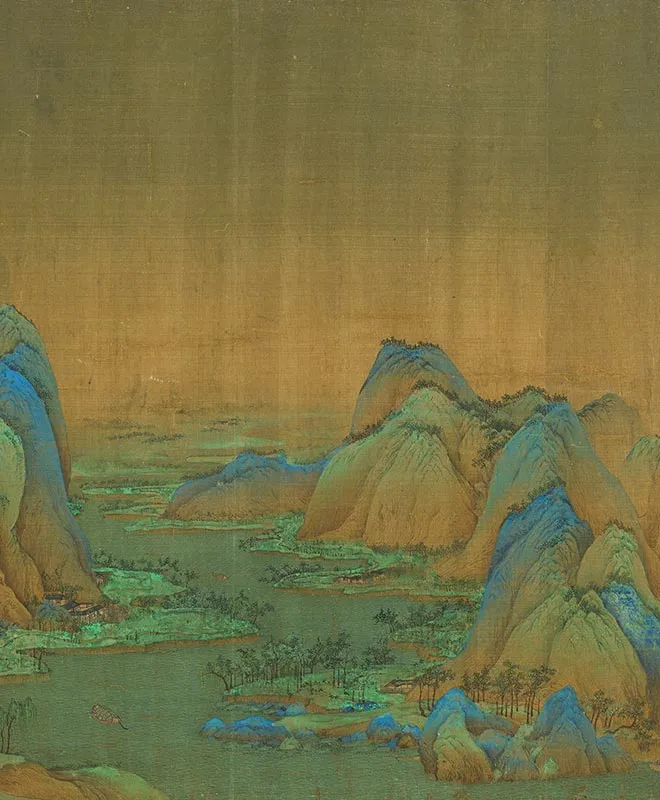 王希孟《千里江山图卷》全卷_11