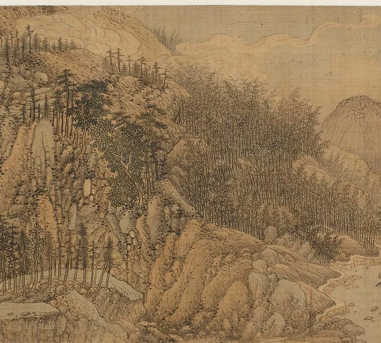 王蒙《仿王右丞辋川图》卷_23