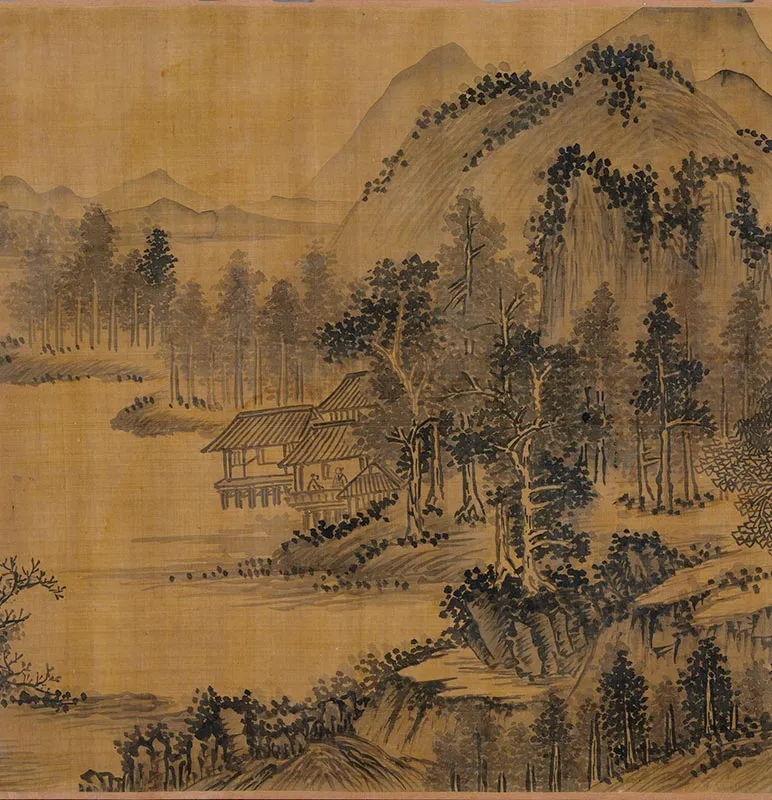 元吴镇山水卷_06