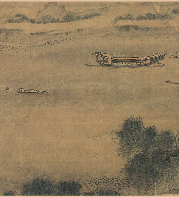 马麟《荷乡清夏图卷》_06