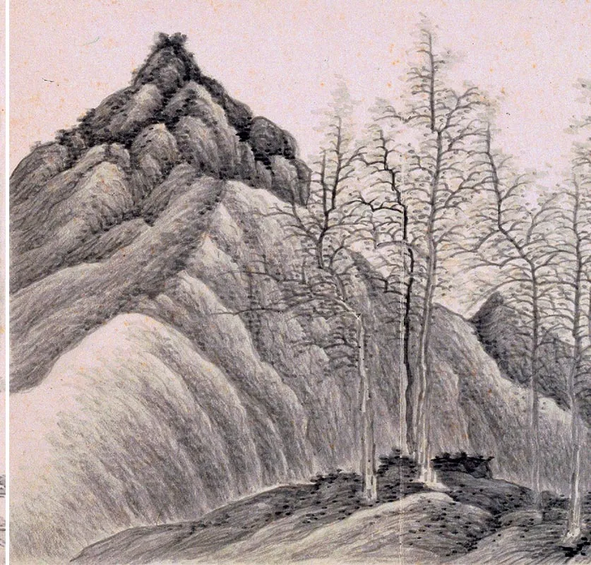 清龚贤山水画册_13