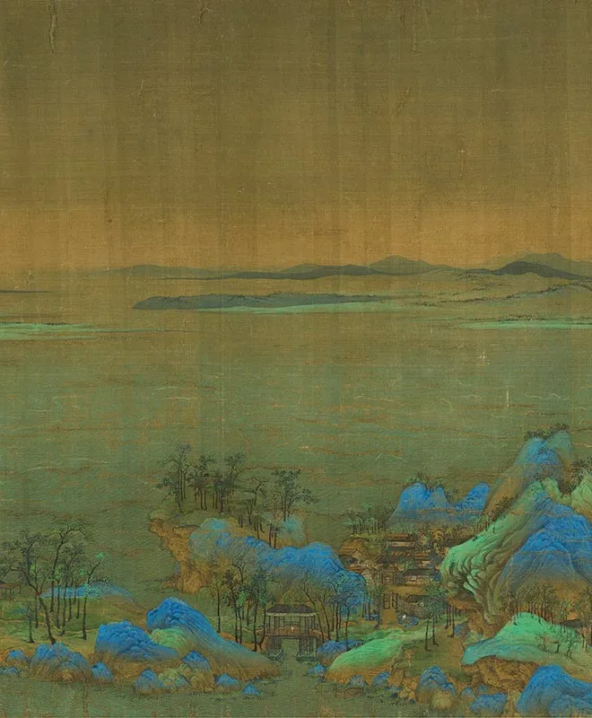 王希孟《千里江山图卷》全卷_27