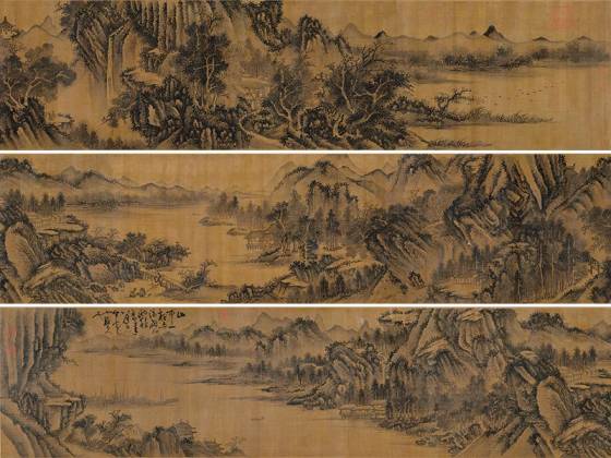 元吴镇山水卷