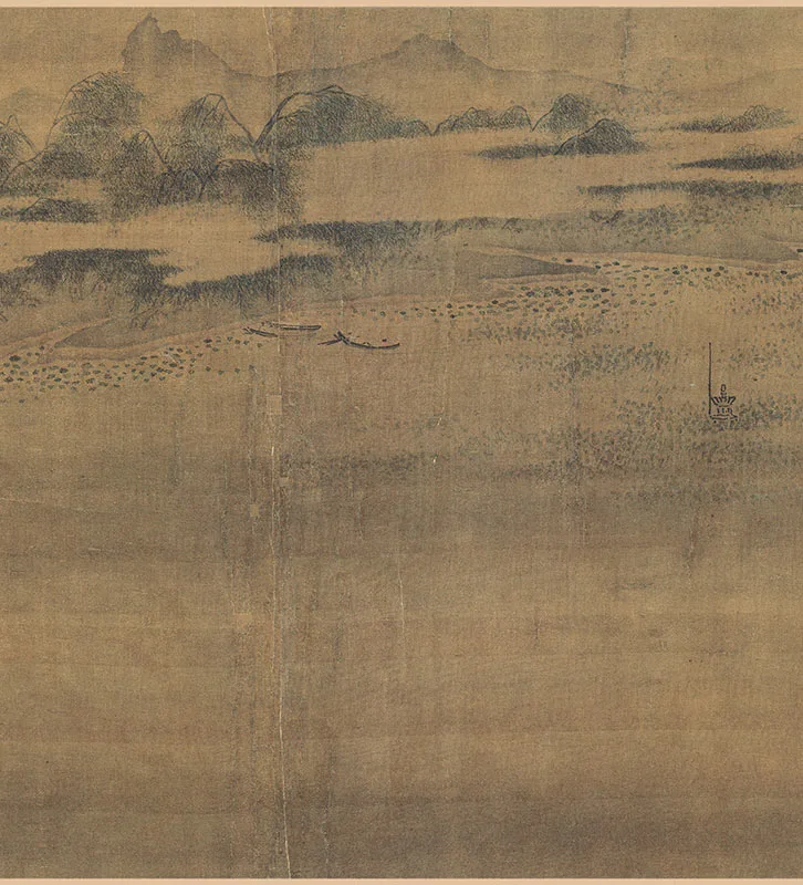 马麟《荷乡清夏图卷》_04