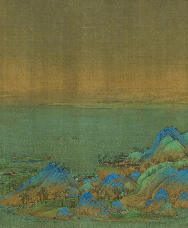 王希孟《千里江山图卷》全卷_15