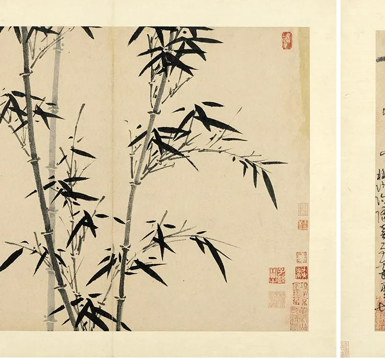 吴镇《墨竹谱册》_06