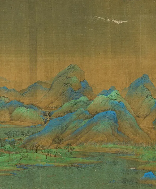 王希孟《千里江山图卷》全卷_19