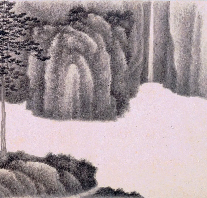 清龚贤山水画册_08
