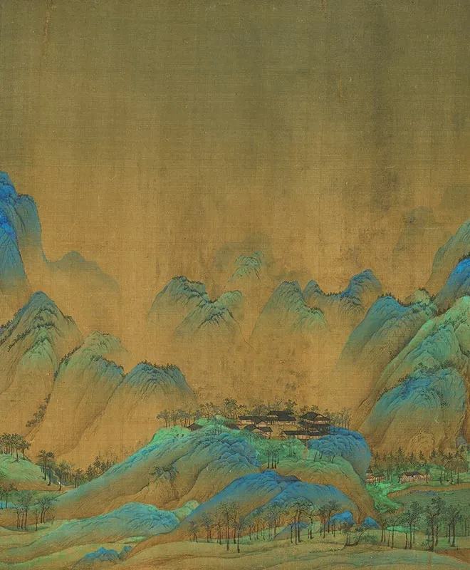 王希孟《千里江山图卷》全卷_10