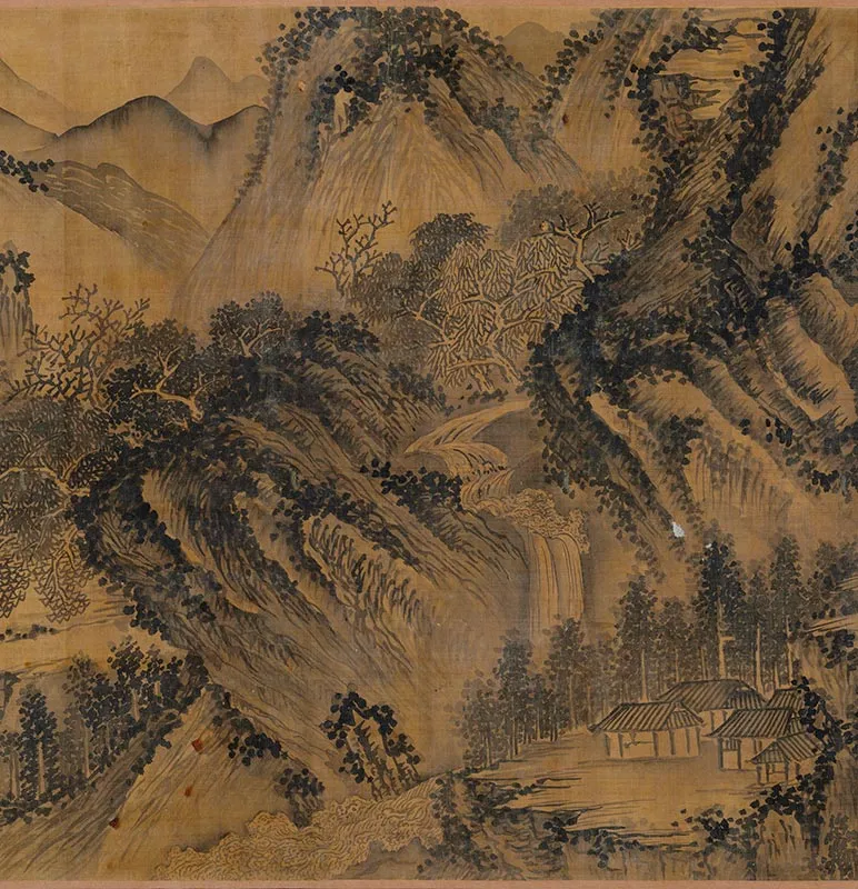 元吴镇山水卷_07
