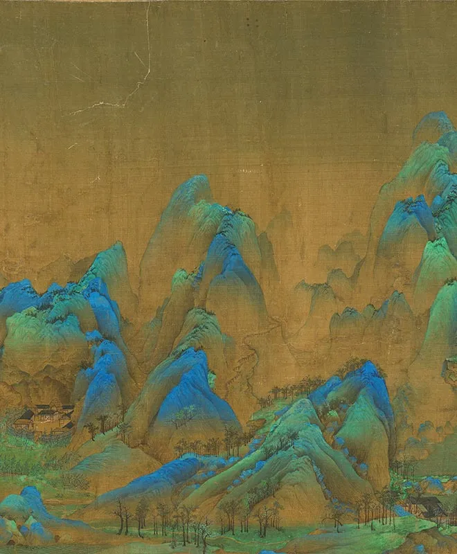 王希孟《千里江山图卷》全卷_20