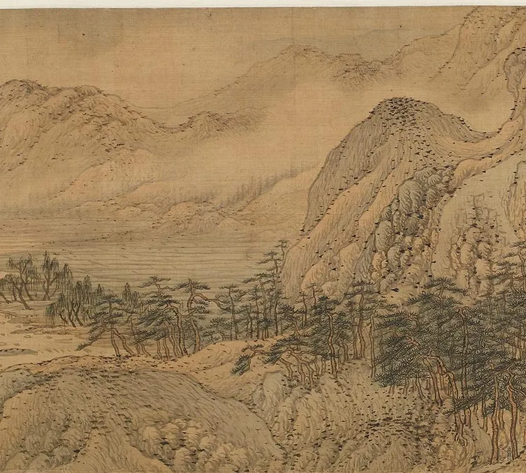 王蒙《仿王右丞辋川图》卷_30