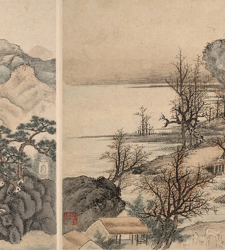 清樊圻山水图册_09
