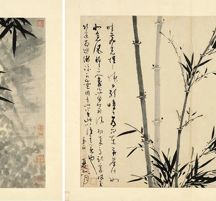 吴镇《墨竹谱册》_16